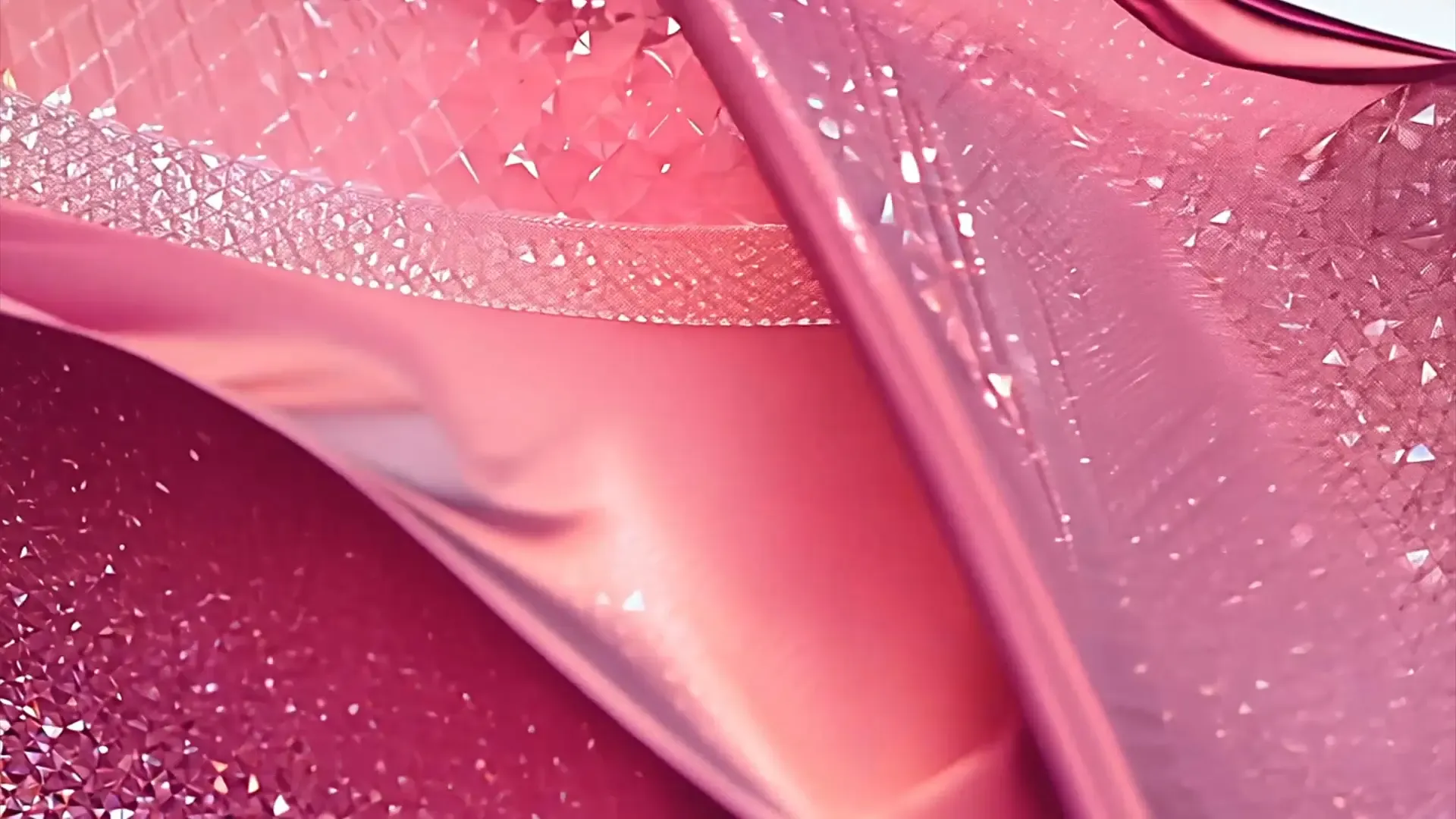 Soft Pink Textile with Sparkles Background for Wedding Video Intro